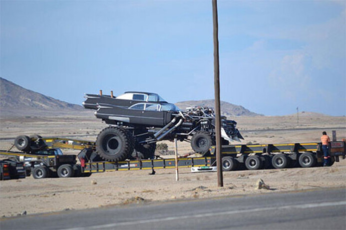 Is it a monster truck? Is it a pile-up on wheels? Whatever it is, we love the Gigahorse.