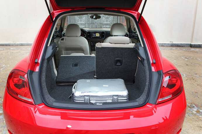 The boot in this new car is a third bigger than its predecessor.