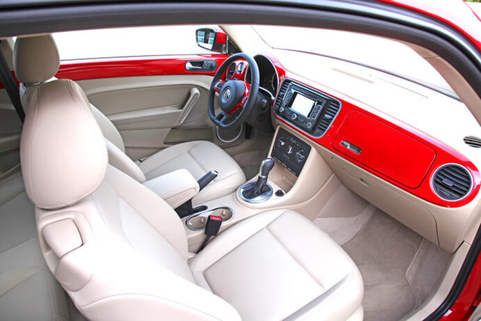 The relatively upright windscreen means the front pillars are close and less intrusive.
