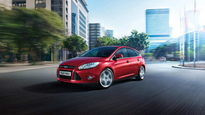 Thew new Focus looks OK, but the styling is rather busy.