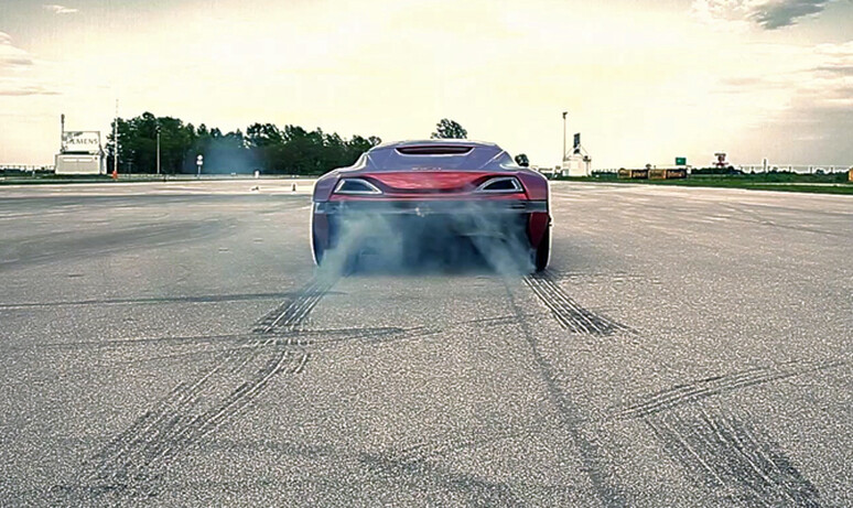 The Rimac Concept One is real and it HATES its tyres.