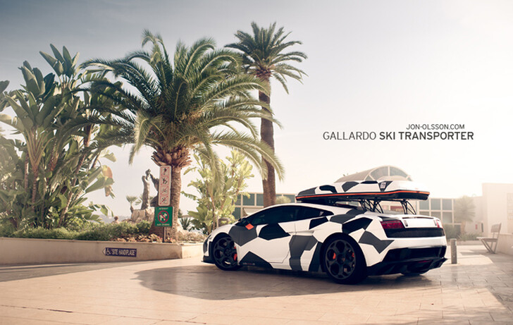 We hear Olsson bought this Gallardo while he waited for his Lambo Aventador to arrive.