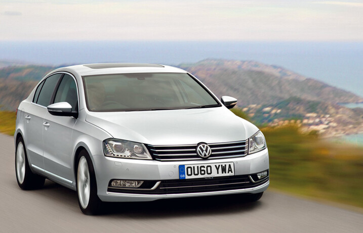 The Passat is slightly more upmarket than most saloons, yet less fancy than high-end luxury cars.
