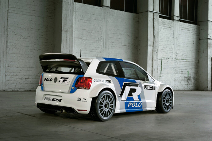The R WRC Race has a aggressive flared wheel arches.