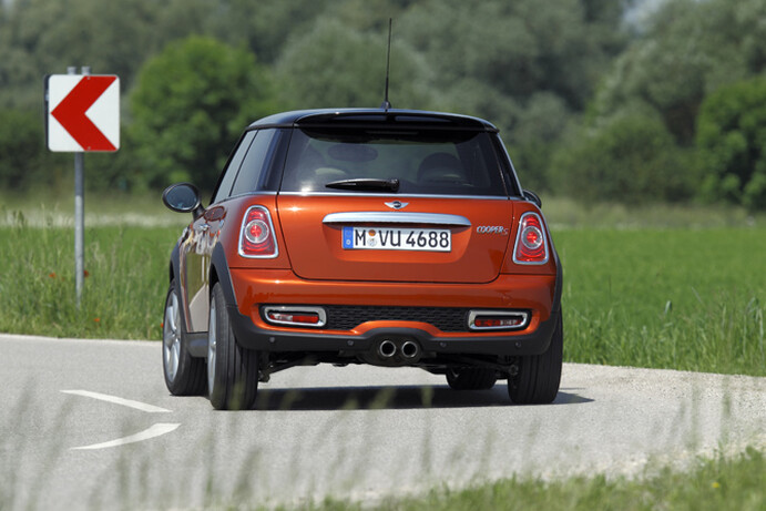 The Mini handles brilliantly.
