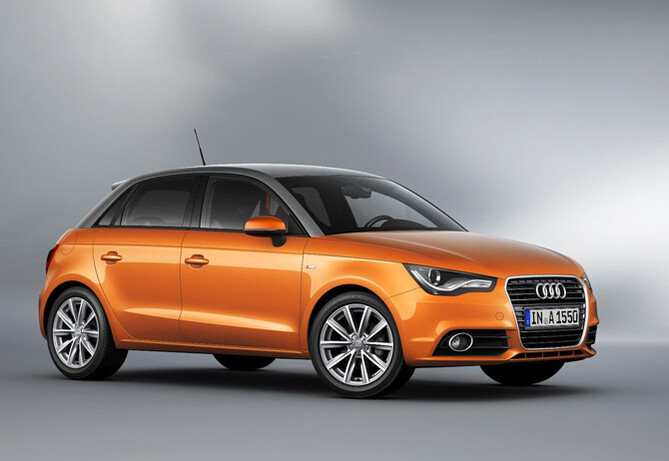 The extra pair of doors in the A1 Sportback makes it slightly more practical than the standard car.