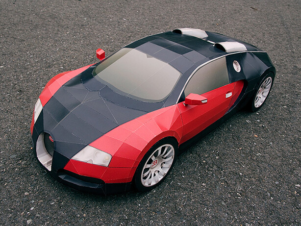This astounding replica was created using ordinary letter paper.