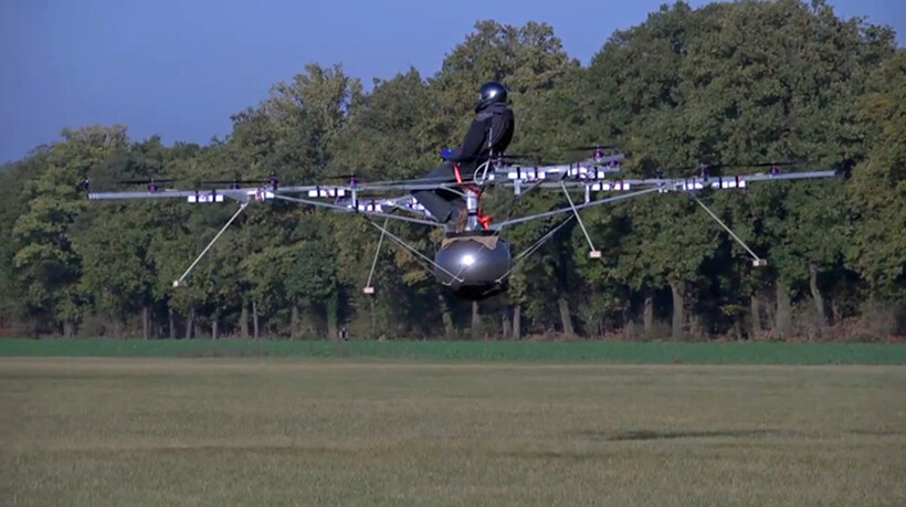 It might look like a painful death waiting to happen, but the Volocopter is quite safe.