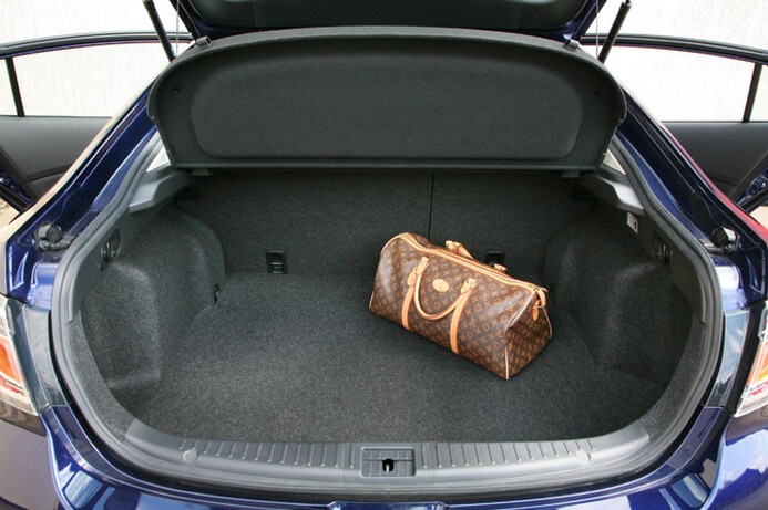 The boot has plenty of room for all your Louis Vuitton luggage.