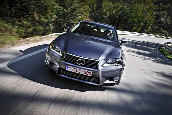 The new GS 250 is the petrol-powered cousin of the hybrid GS 450h.