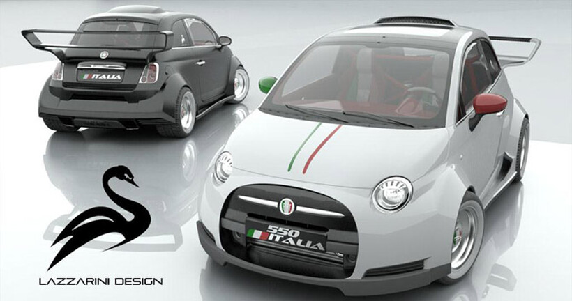 If a Ferrari 458 Italia canoodled with a Fiat 500, this might be the outcome.