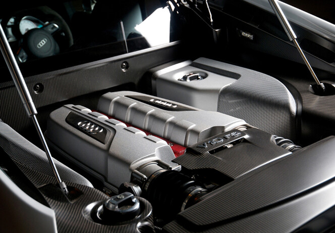 This V10 lump has plenty of horsepower and torque.