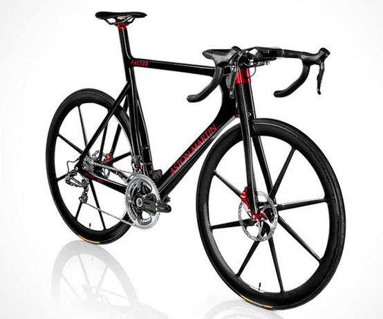 The One-77 bicycle is inspired by the Aston Martin super car of the same name. Only 77 will be built.