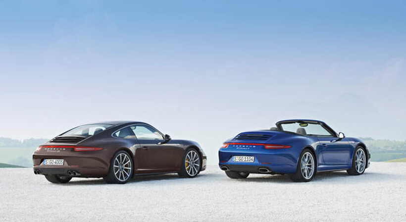 Both coupe and convertible body styles are available.
