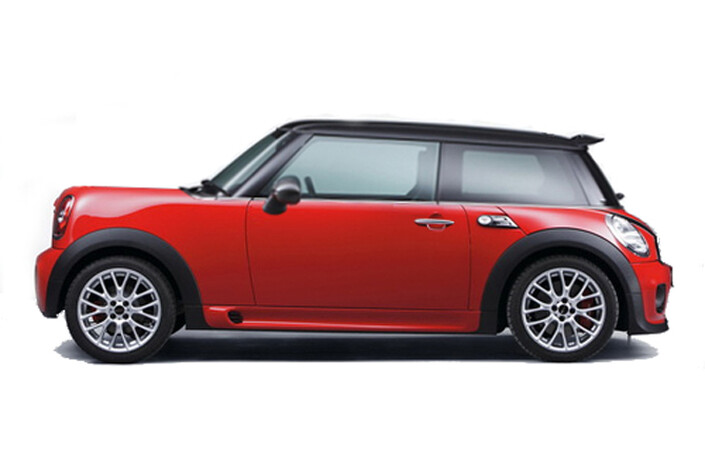 This flipped Mini isn't as ugly as some cars the company's created. We're looking at you, Countryman. 