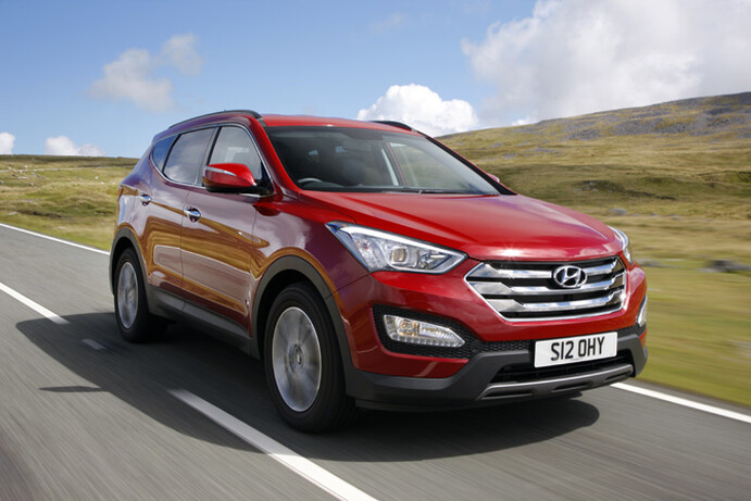 The latest Santa Fe uses Hyundai