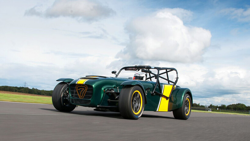 The R600 is the first Seven to feature a supercharger.