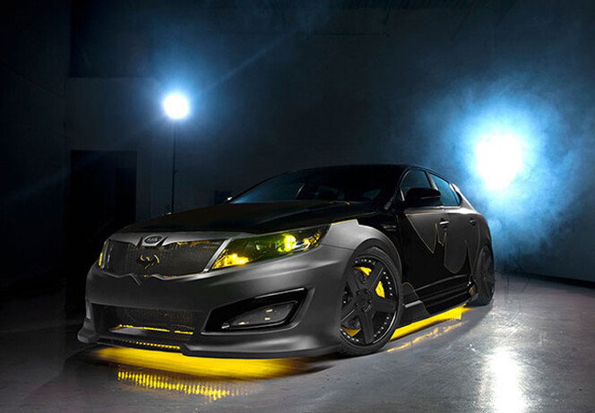 This one-off Batman-inspired Kia was designed to raise awareness of the hunger crisis in the Horn of Africa.