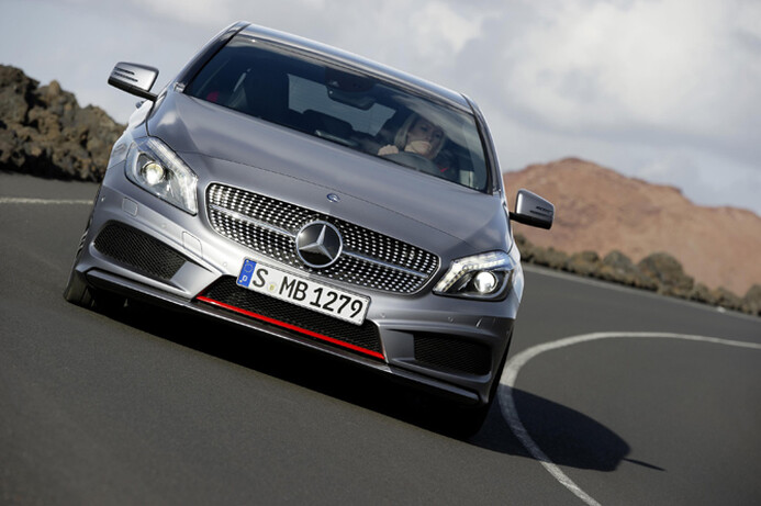 The new A-Class was styled by the same man who penned the SLS AMG.