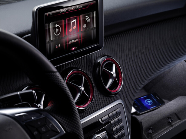 Every A-Class comes with this tablet-style interface.