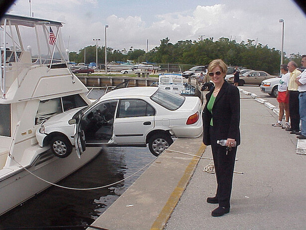 This was the last time Sandra let her husband borrow the car.