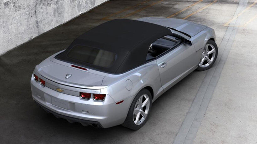 The electrically-adjustable soft top looks great when it