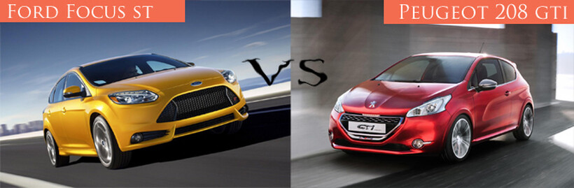 Can the itsy, bitsy Peugeot 208 GTi punch above its weight and tackle the Focus ST?