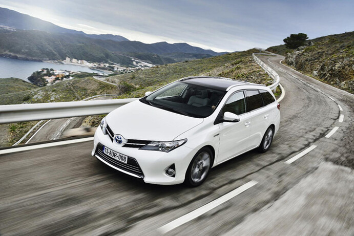 The Toyota Auris Hybrid Touring Sports is the world