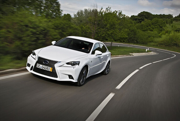 Lexus has shunned diesel in favour of a petrol-hybrid system.