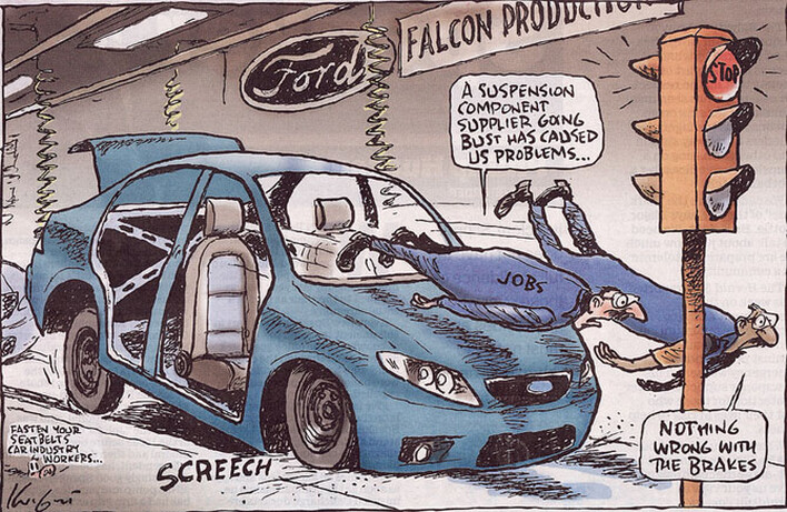 Ford has said it costs nearly four times as much to do business in Australia than it does in Asia.