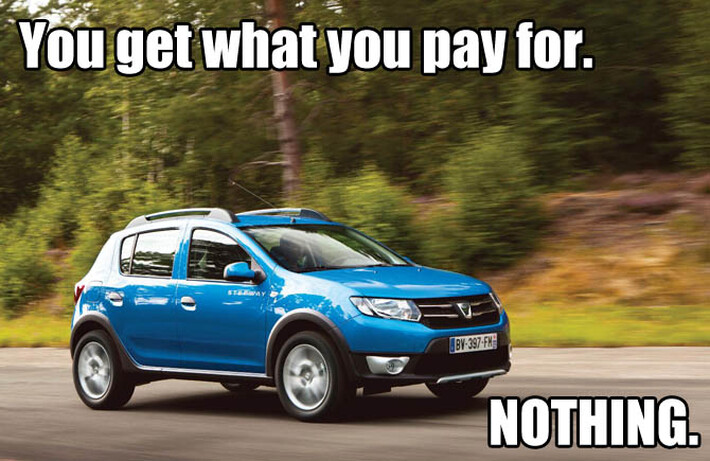 The entry-level Sandero doesn