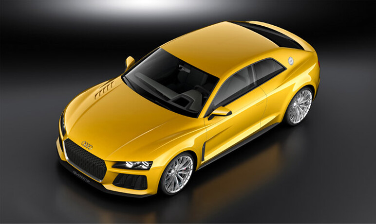 Look familiar? The new Quattro Sport Concept channels the Sport Quattro of old.