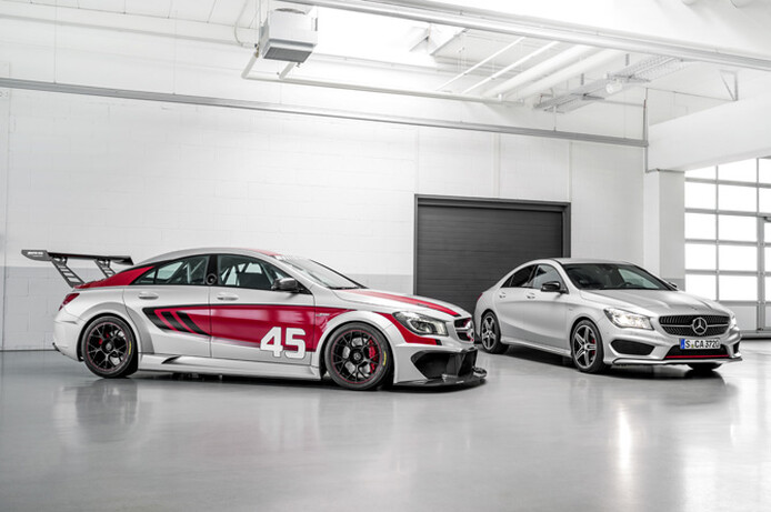 Mercedes has announced a new racer based on the CLA 45 AMG -- as if the road car wasn