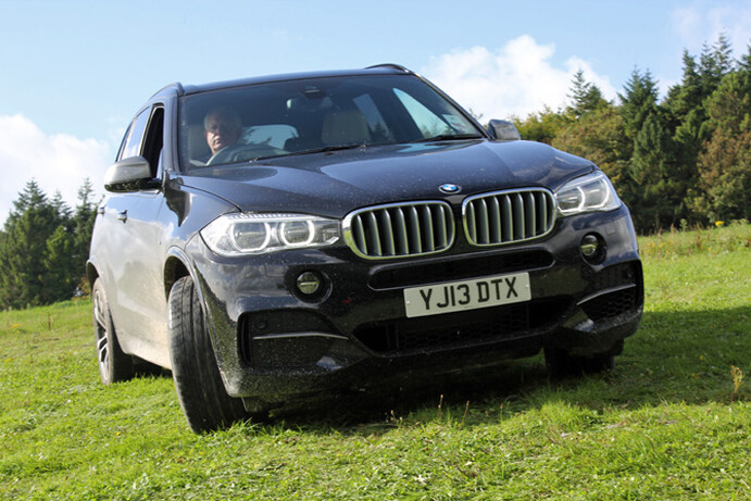 The new X5 has a new face, and we