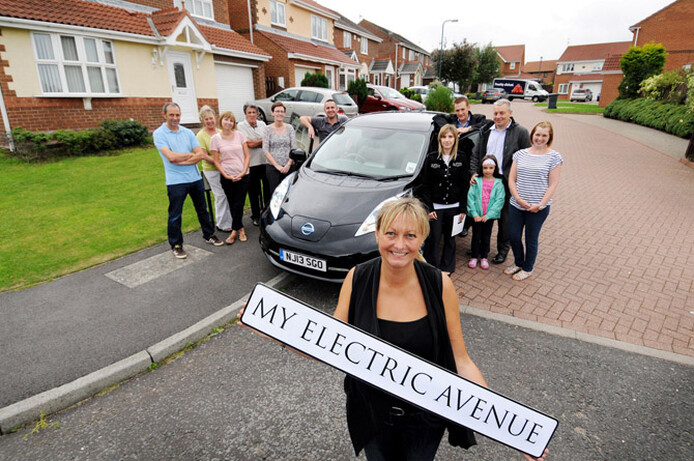 These folks are hoping their fleet of electric cars don