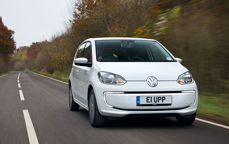 The VW e-Up is an electric version of the popular city car.
