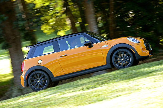 The Cooper S offers decent economy despite its high performance.