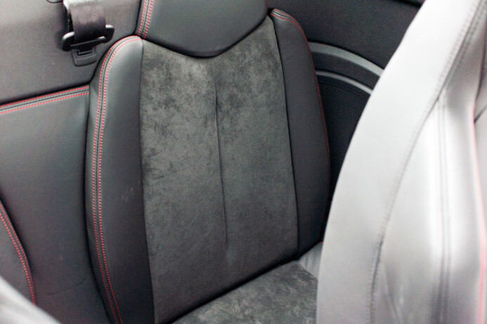 People with legs steer clear of the back