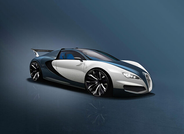 Autocar concept render of the new Veyron