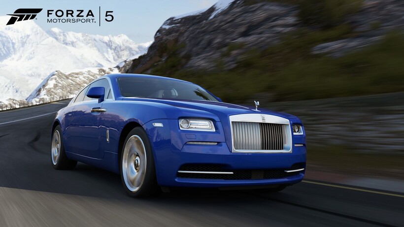 Now Forza 5 lets you hop into a Rolls Royce Wraith.