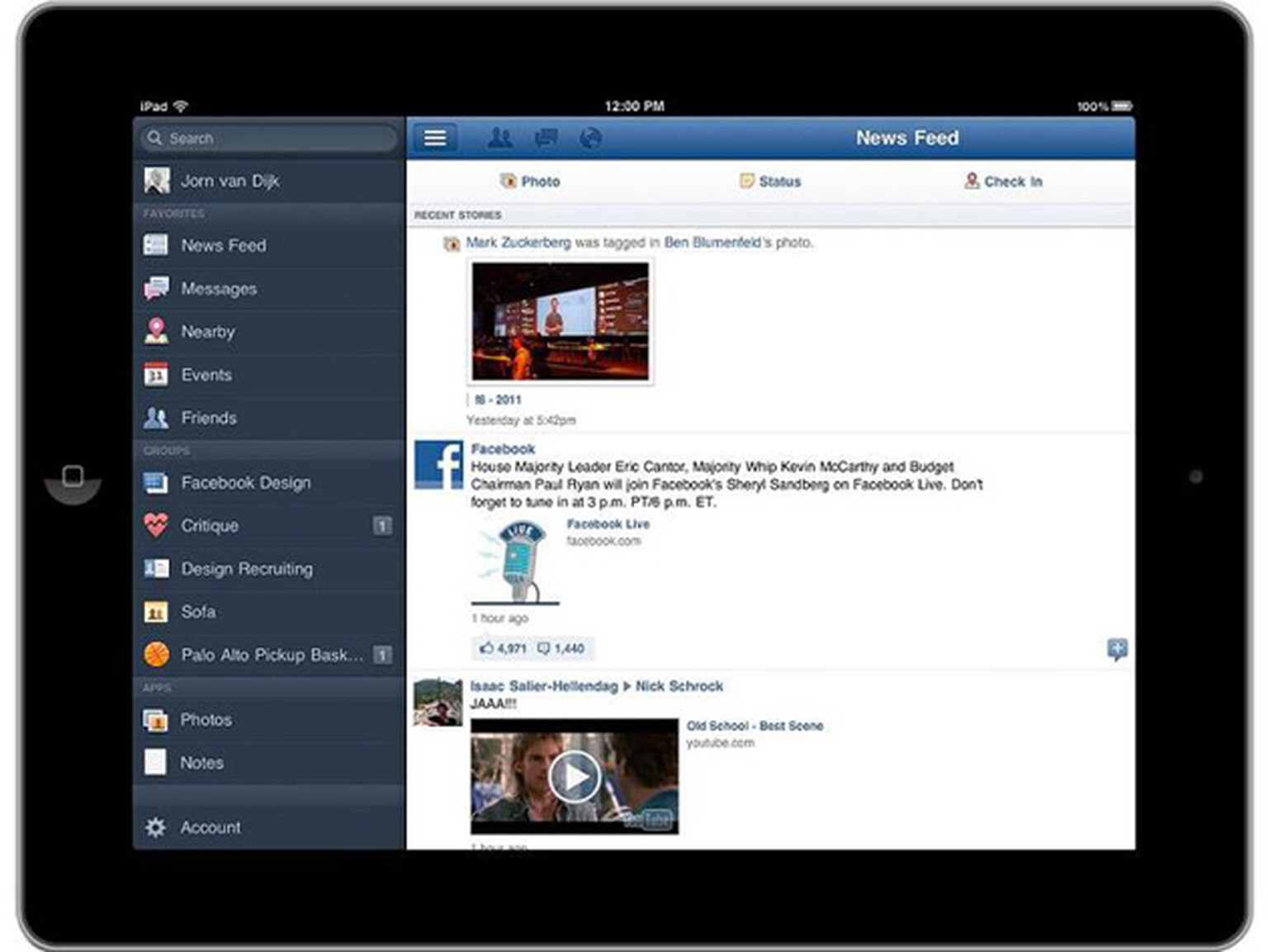 Facebook for iPhone and iPad get slick new looks, Facebook Credits coming to Facebook Mobile soon