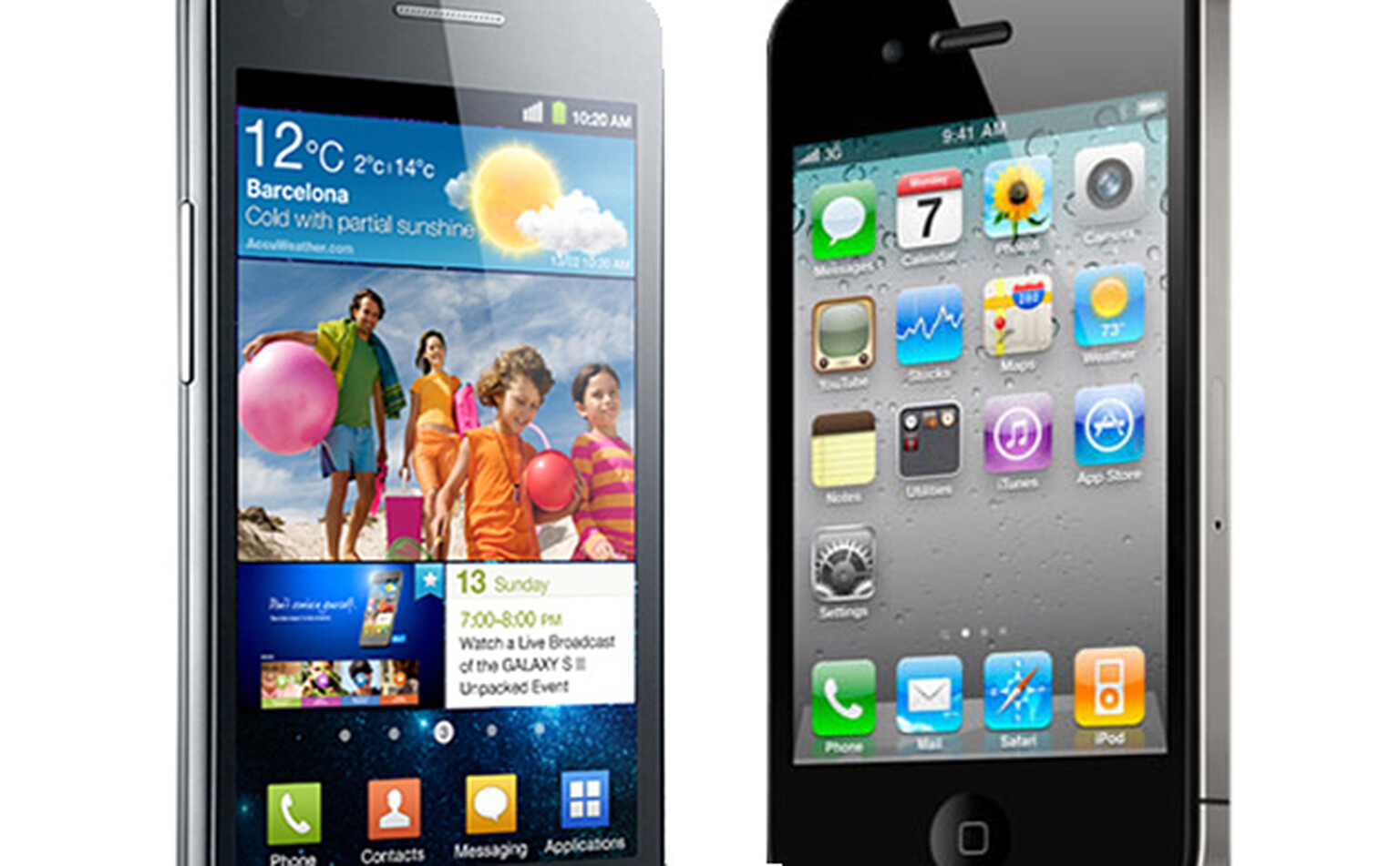 Samsung release Galaxy S2 vs. iPhone 4S spec comparison