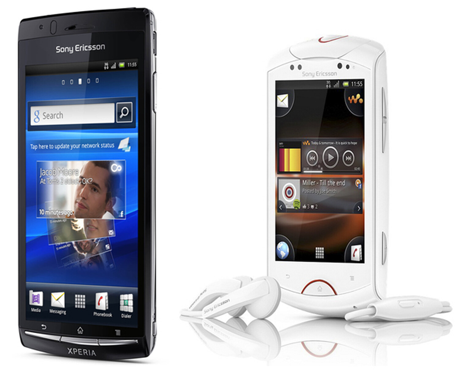 Sony Ericsson Xperia Arc S and Live with Walkman heading to Three
