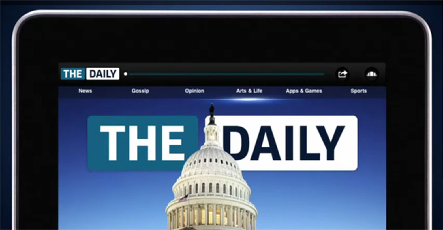 The Daily launches in UK for iPad