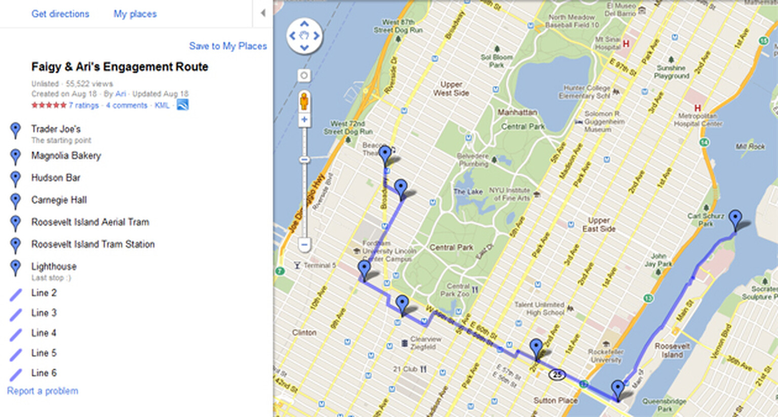 Say it with flowers, say it with chocolates or say it with a Nexus One: How to propose with Google Maps