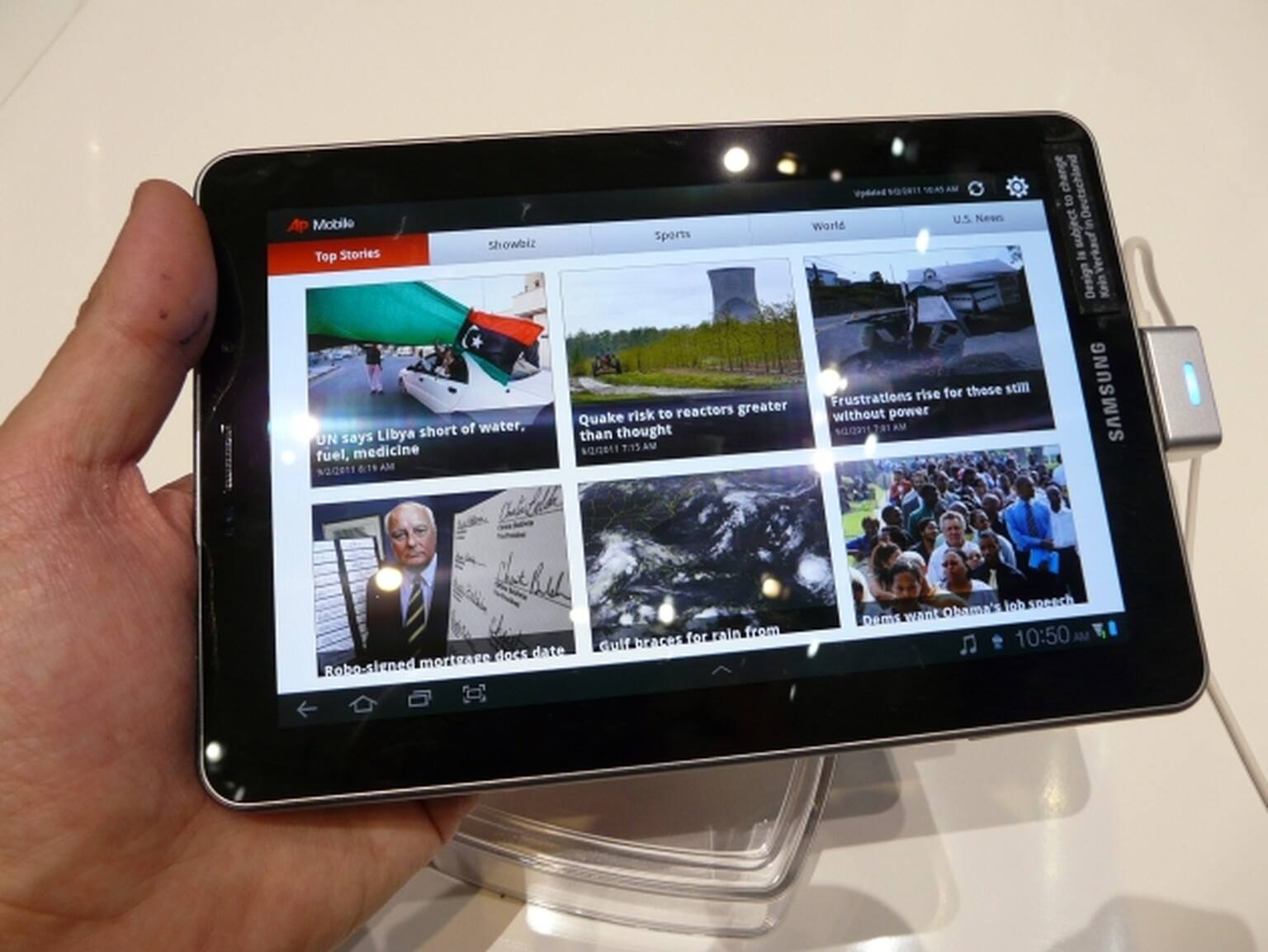 Samsung Galaxy Tab 7.7: hands-on and first impressions