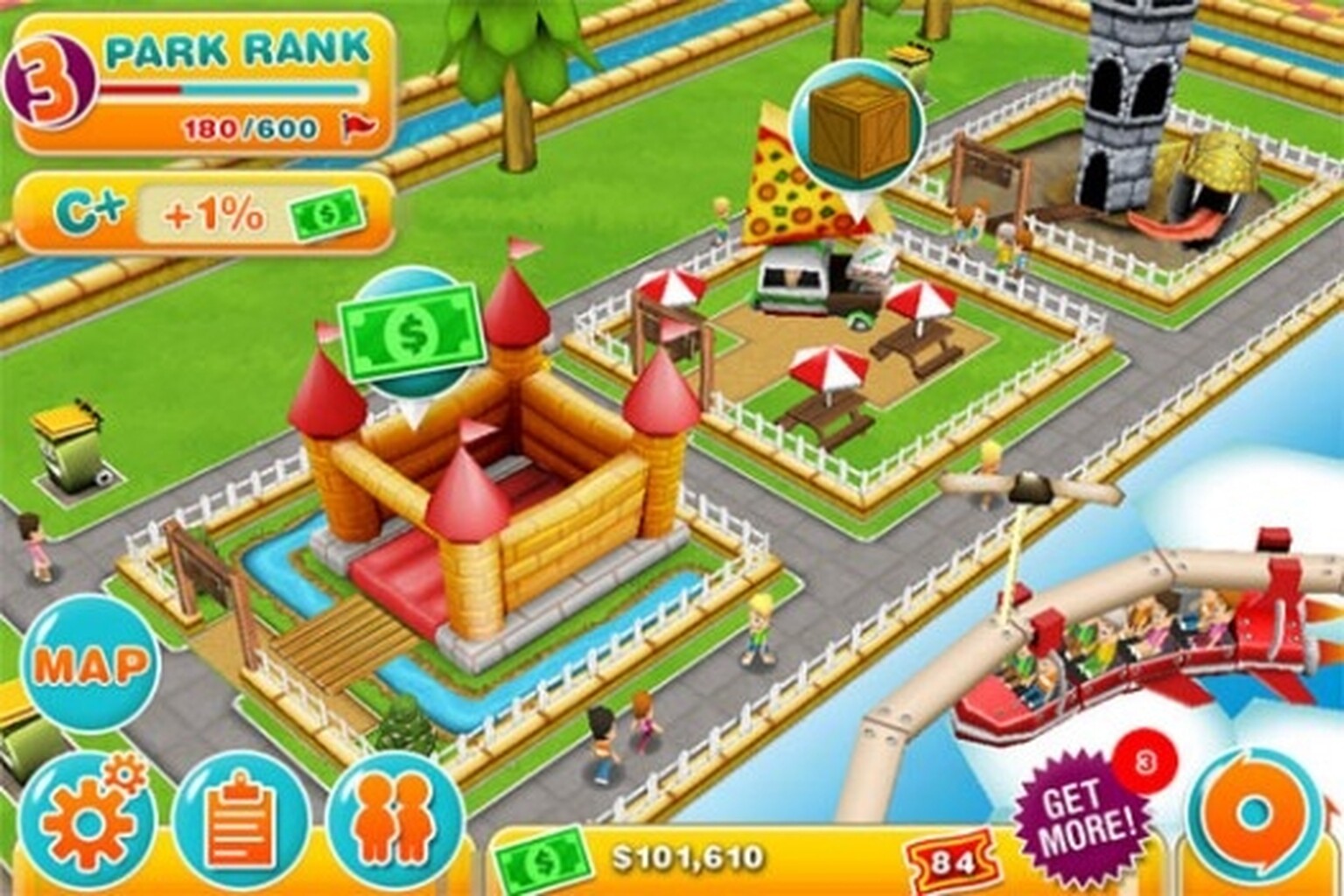 Refreshed Theme Park to arrive free on iPhone and iPad