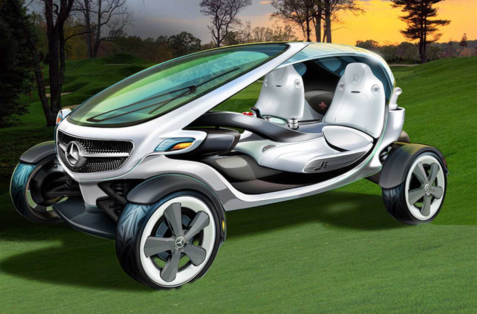 Mercedes Vision makes your golf buggy look rubbish