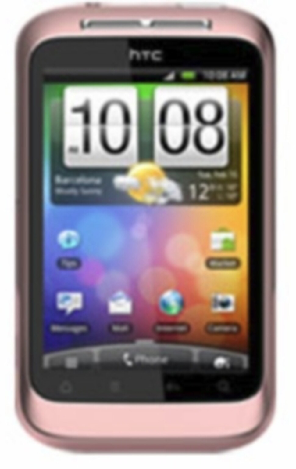 HTC Wildfire S goes champagne pink