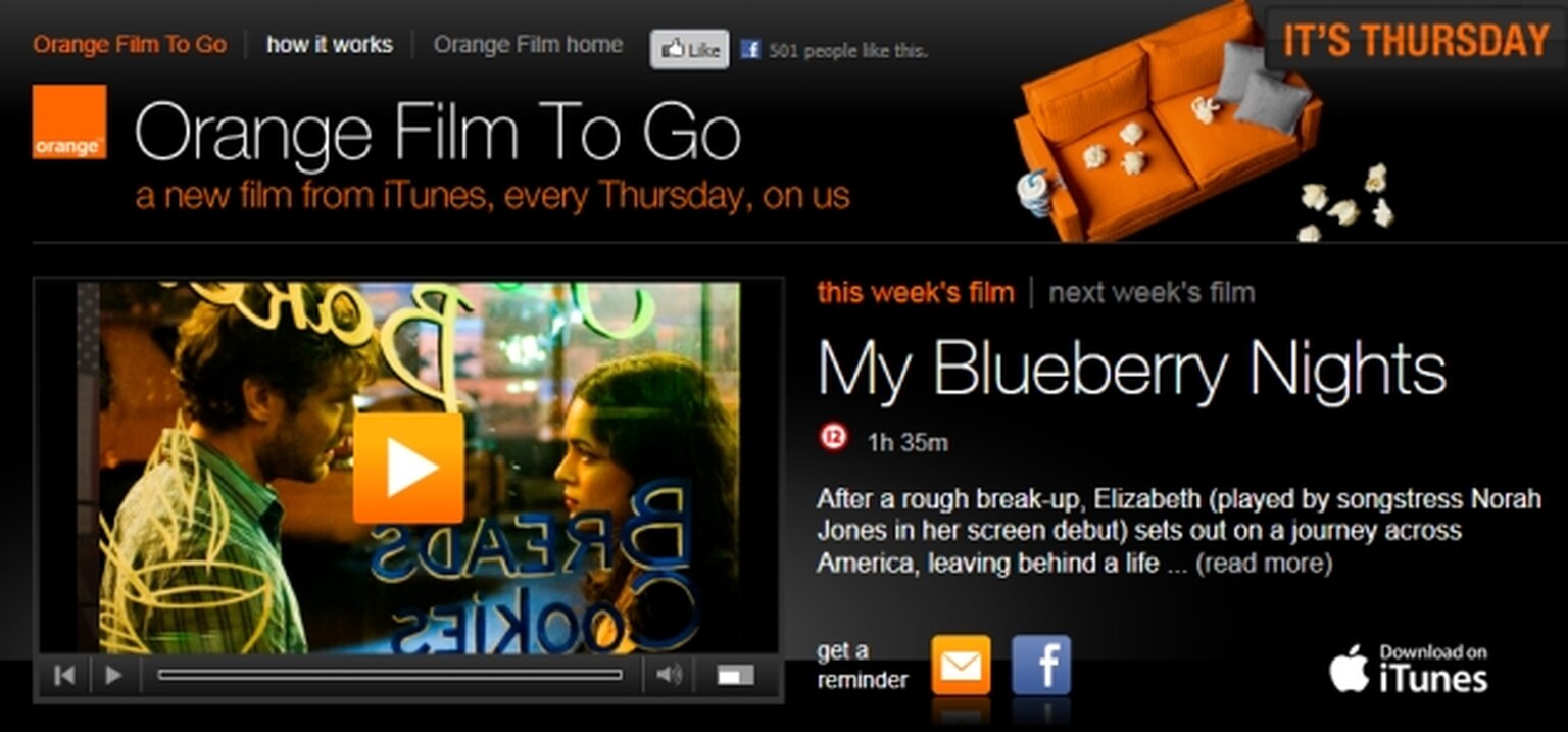 Orange Film To Go launches today